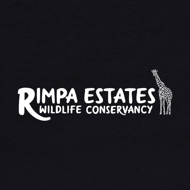 Rimpa with Giraffe, WHITE PRINT by Uberfy